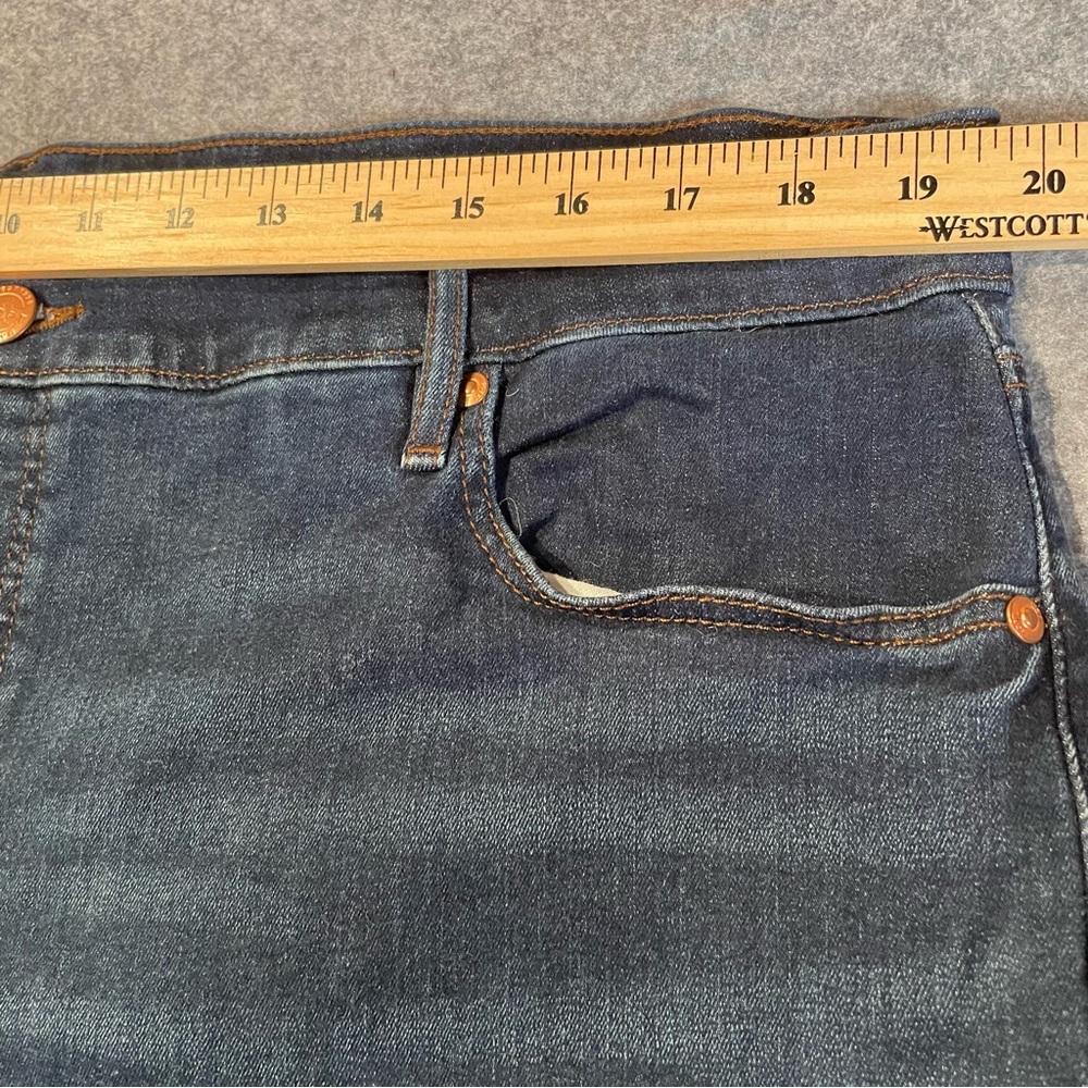 LOFT Women’s Skinny Jeans in Dark Blue Wash Sz 22 - Picture 6 of 13